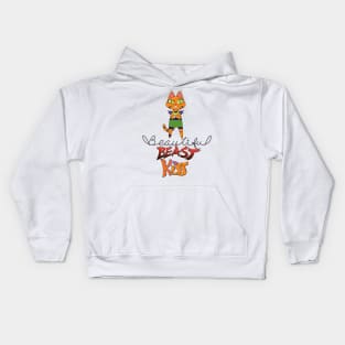 Beautiful Beast Kiss Kids Hoodie